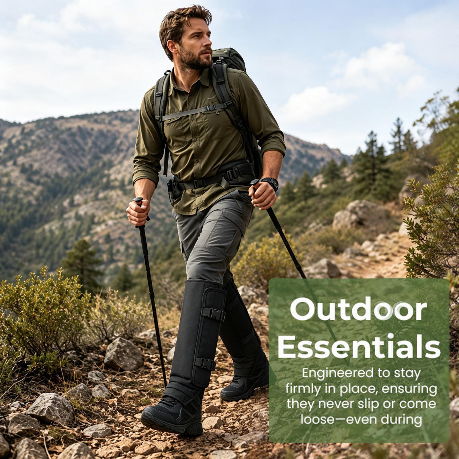 واقيات الساق للمشي لمسافات طوي - مراجعة Trail Running Gaiter وسعره