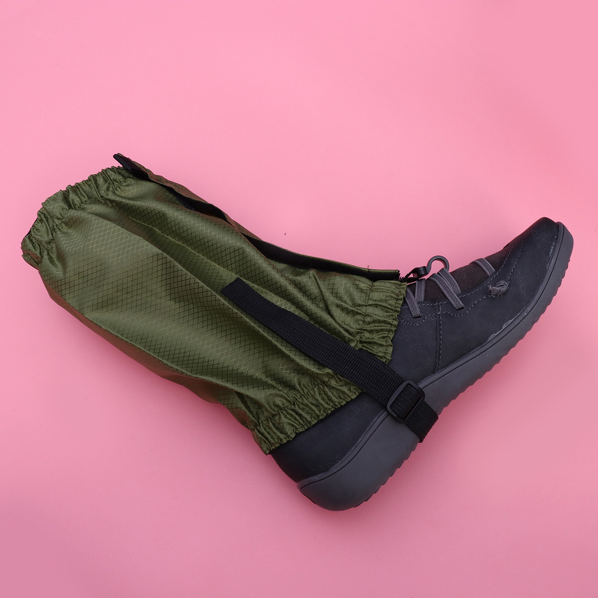 واقيات كاحل خضراء عسكرية بنمط  - مراجعة Trail Running Gaiter وسعره