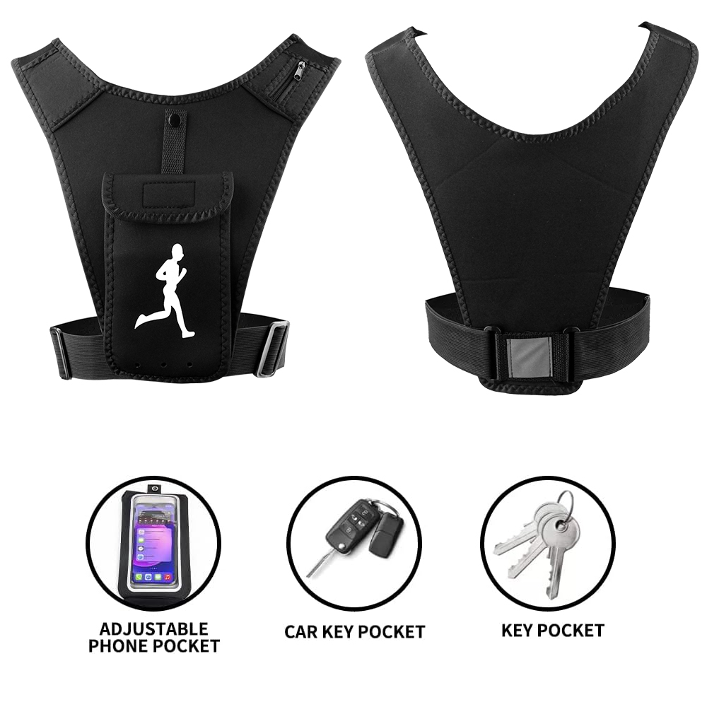حامل هاتف صدرية للجري قابل للت - مراجعة Running Gear Train وسعره
