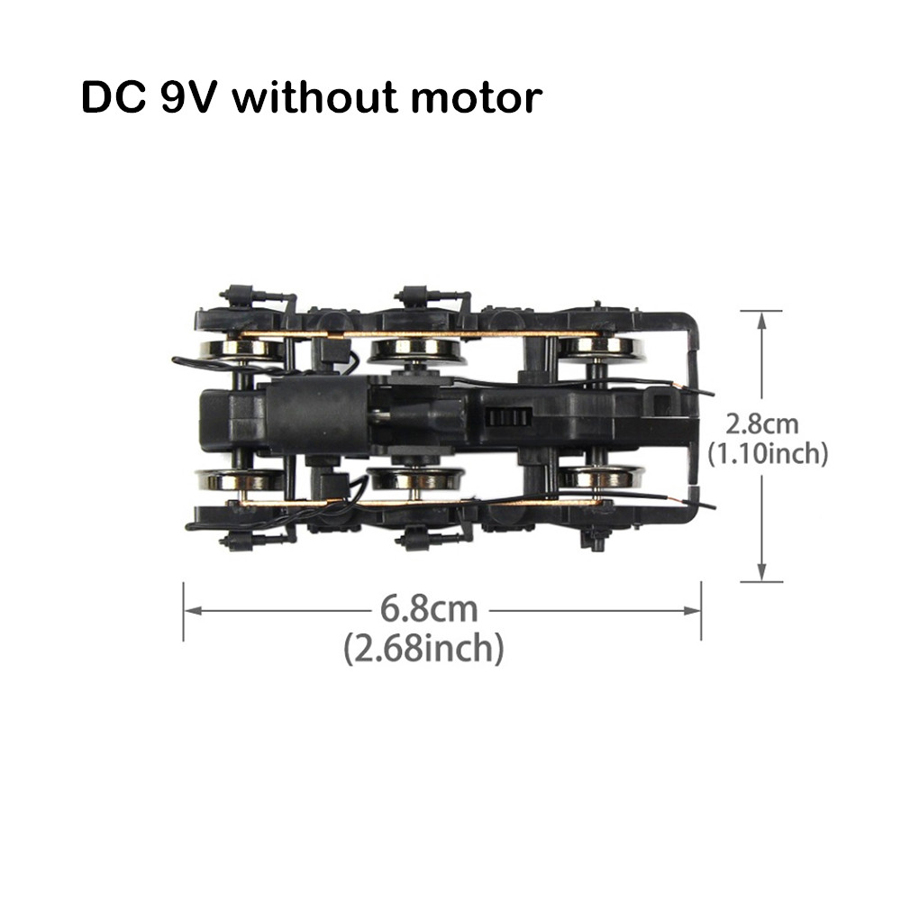 Ho مقياس 1:87 هيكل Bogie نموذج - مراجعة Running Gear Train وسعره